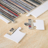 レコードVinyl Albums Record Collection Shelf ジグソーパズル (側面)