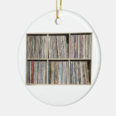 レコードVinyl Albums Record Collection Shelf セラミックオーナメント (左)