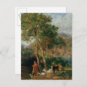 レコ湖の海岸 ポストカード (正面/裏面)