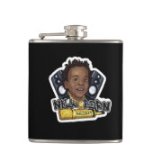 レコ生まれたばかりのード-フラスコ（黒） フラスク (正面)