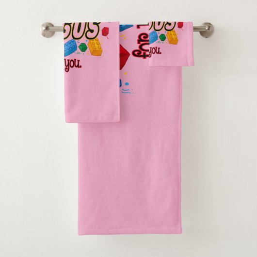 レゴを渡って歩いてバスタオルをセットしよう バスタオルセット (インサイチュ)