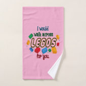 レゴを渡って歩いてバスタオルをセットしよう バスタオルセット (ハンドタオル)