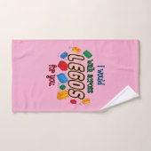 レゴを渡って歩いてバスタオルをセットしよう バスタオルセット (ハンドタオル)