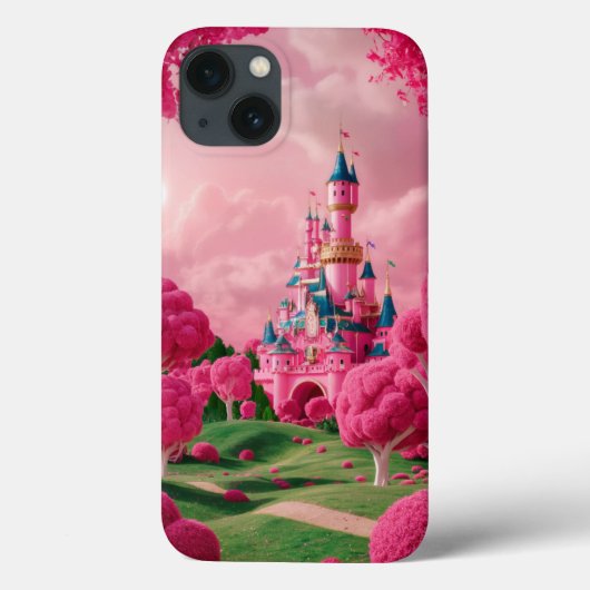 レゴスタイル付きピンクiPhone 13ケース Case-Mate iPhoneケース (裏面)