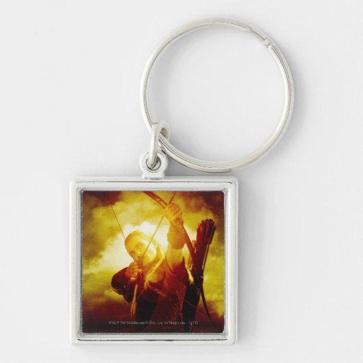 レゴラスグリーンリーフ™射撃、 発砲矢印 キーホルダー (正面)