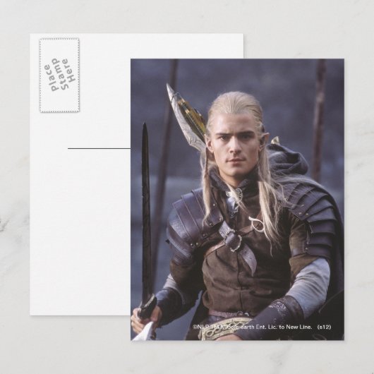 レゴラスGREENLEAF™オン馬 ポストカード (正面/裏面)