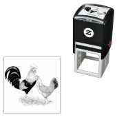 レゴーンズ生産茶色の鶏 セルフインキングスタンプ (インサイチュ)