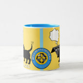 レゴ・ベルトの「ドリーム・ビッグ」2トーンのマグカップ ツートーンマグカップ (中央)