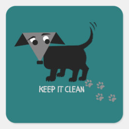 レゴ・ベルトの「保it Clean」ステッカー。 スクエアシール