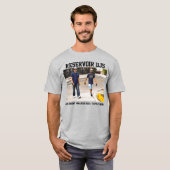 "レザボア・DJs" ラグランTシャツ Tシャツ (正面フル)