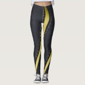 レザーとスウェード レギンス (正面)