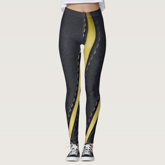 レザーとスウェード レギンス (正面)