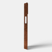 レザーとフェイクアフリカライオンのデバイスケース Case-Mate iPhoneケース (裏面 / 右)