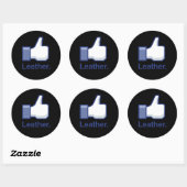 レザーのように ラウンドシール (シート)