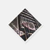 レザーのギターストリングナプキン紙 スタンダードカクテルナプキン (角)