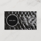 レザーのテクスチャパターン 名刺 (裏面)