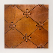 レザーのテクスチャ、自然のセルバージ詳細。 ジグソーパズル (横)