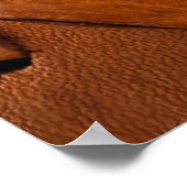 レザーのテクスチャ、自然のセルバージ詳細。 ポスター (角)