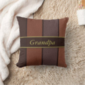 レザーの外観モノグラムの クッション (ブランケット)