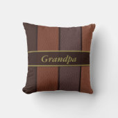 レザーの外観モノグラムの クッション (正面)