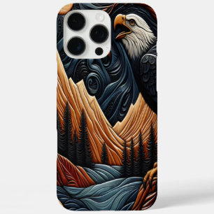 レザーイーグルネイチャーデザイン iPhone 16 PRO MAXケース