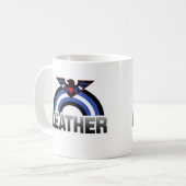 レザーイーグルプライド コーヒーマグカップ (正面左)