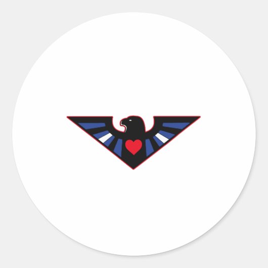 レザーイーグルプライド ラウンドシール (正面)
