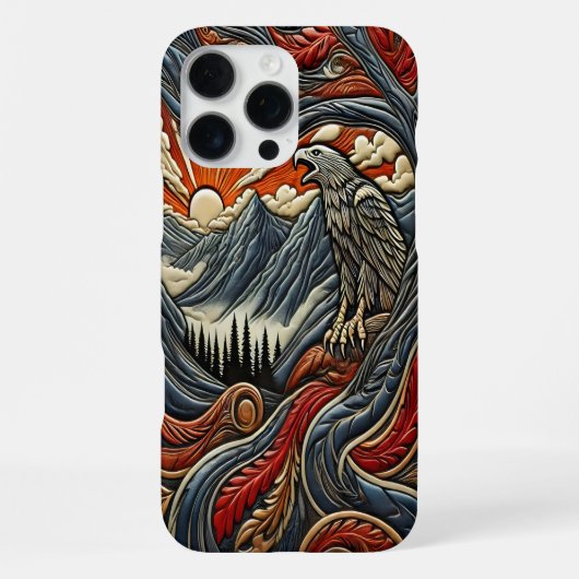 レザーイーグルマスターピース iPhoneケース (裏面)