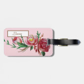 レザーエレガントストラップ付きラゲッジタグ ラゲッジタグ (裏面横)