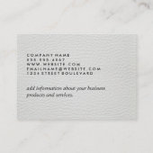 レザーエレガントフェイク 名刺 (裏面)