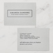 レザーエレガントフェイク 名刺 (正面/裏面)