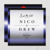 レザーエレガントプライド結婚ズ セーブザデート (正面/裏面)