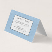 レザーエレガントモダン金ゴールド 名刺 (裏面)