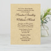 レザーエレガントルック結婚ズ 招待状 (スタンド正面)