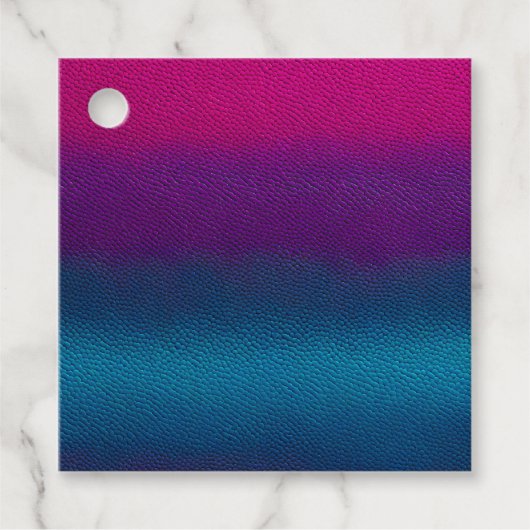 レザーカラフルアートギフトラベル フェイバータグ (正面)