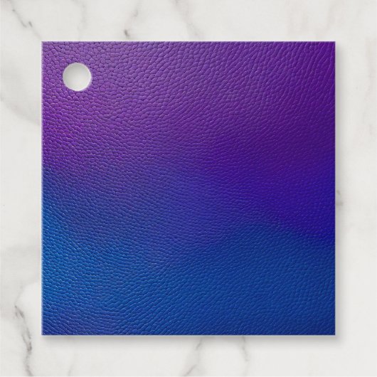 レザーカラフルアートギフトラベル フェイバータグ (正面)