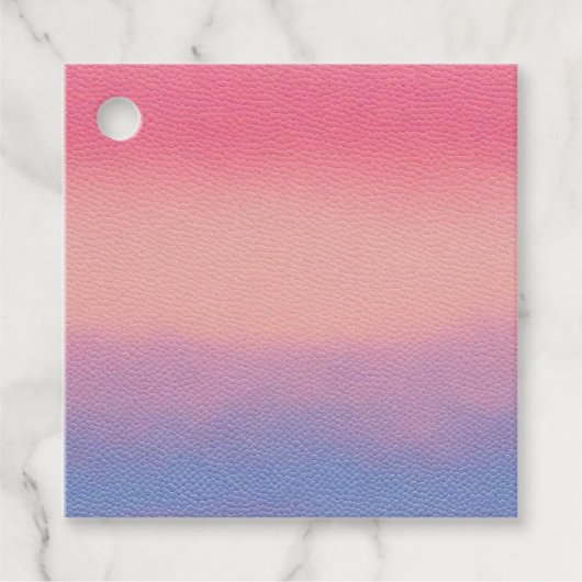 レザーカラフルアートギフトラベル フェイバータグ (正面)