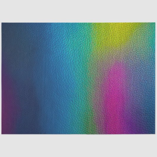 レザーカラフルアートティッシュペーパー 薄葉紙 (正面)