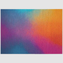 レザーカラフルアートティッシュペーパー