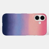 レザーカラフルアートiPhoneケース Case-Mate iPhoneケース (裏面 (横))