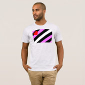 レザーガール プライドフラグ Tシャツ (正面フル)