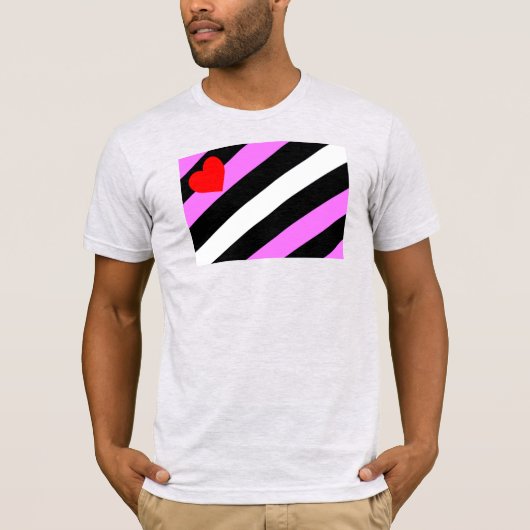 レザーガール プライドフラグ Tシャツ (正面)