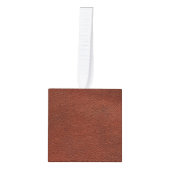 レザーキューブオーナメント キューブオーナメント (正面)