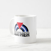 レザークィアプライド コーヒーマグカップ (正面左)