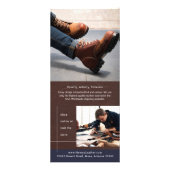 レザークリエイティブマーケティングラックカード ラックカード (裏面)