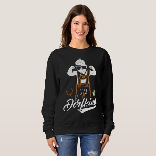 レザークールズボンバイエルンTiの村の子供 スウェットシャツ (正面フル)