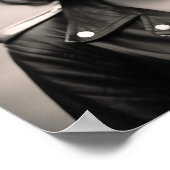 レザージャケットにグレイザーパンクガール ポスター (角)