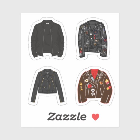 レザージャケットシール シール (シート)