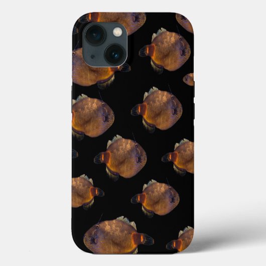 レザージャケットフィッシュの学校、iPhone 13ケース Case-Mate iPhoneケース (裏面)