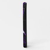 レザージャケット紫iPhone 5ケース Case-Mate iPhoneケース (裏面/左)